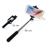 Mini selfiestick met ingebouwde knop