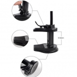 Telefoonhouder met flexibele arm zwart