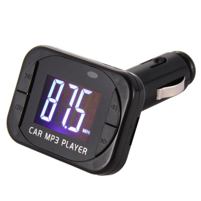 FM Transmitter USB/MMC met dubbele USB oplader