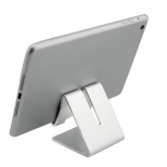 Aluminium smartphone standaard zilverkleurig