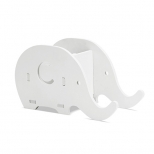 Telefoon/tablet- en pennenhouder houten olifant