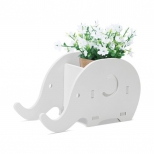Telefoon/tablet- en pennenhouder houten olifant