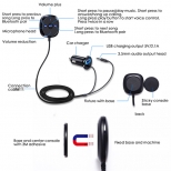 FM Transmitter bluetooth met kabel en USB oplader